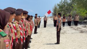 KEGIATAN PELANTIKAN ANGGOTA PRAMUKA BARU SMAN 7 SELAYAR